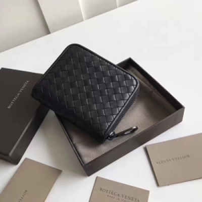 BV BOTTEGA VENETA 258468拉鍊散錢包採用胎牛皮定制，專為懶人設計，鎖匙，銀行卡 11.2X9