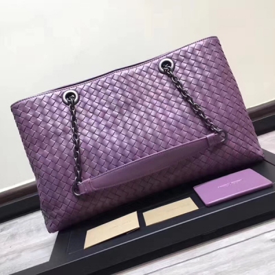 BV Bottega Veneta 7640大號購物袋 純手工編織 愛爾蘭進口特定小羊皮 內有編碼 原工廠炭黑五金 超級手工內絨皮 SIZE：40*25*16Cm