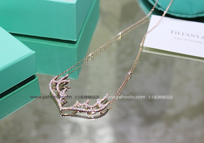 Tiffany& co.蒂芙尼純銀鹿角項鏈 飾品 TF011