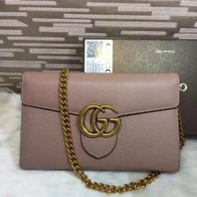 gucci 401232裸粉，原版皮質，頂級手工，尺寸:W20*H12.5*D5，全新出貨，歡迎訂購！