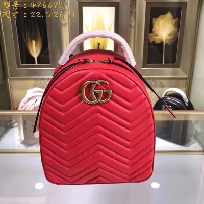 【原單配全套包裝】 。【GUCCI-古奇】十年打造專業GUCCI   市場頂級獨家控貨，專櫃品質  採用進口牛皮，原廠五金！精緻做工。獨家實物拍照品質如圖可見 。款號：476671。尺寸：22.5*26*11