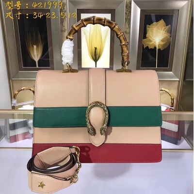 【GUCCI-古馳】十年打造專業GUCCI 市場頂級獨家控貨，專櫃品質 採用進口牛皮，原廠五金！精緻做工。獨家實物拍照品質如圖可見 款號：421999。尺寸：34*23.5*12（大號）