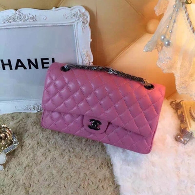 Chanel 經典不厭款迷你號專櫃皮質[色][色]專櫃五金[擁抱][擁抱]可提可肩挎名星範十足尺寸：25.5