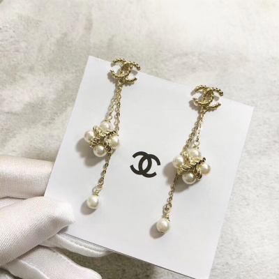 Chanel香奈兒 名媛新款耳釘度假系列純手工出品，高級定制！