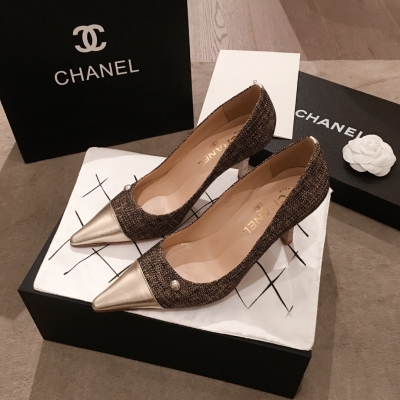 Chanel香奈兒 19ss專櫃最新系列 太古匯購入正品拆解複刻，東莞原廠開模五金配飾，原版一致半包做法，義大利機器套包貼合中底，獨家開模鞋跟，菱格真皮大底，碼數35-40