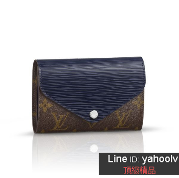 lv Marie Lou Compact Wallet MONOGRAM M60496 靛藍色