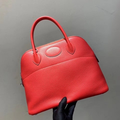 愛馬仕Hermes Bolide 31cm clemence 法國頂級tc皮 頂尖工藝 手縫蠟線