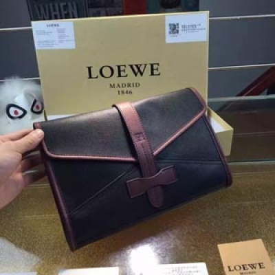 【全套包裝】 羅意威LOEWE 2015最新款女手包搭配專櫃禮盒 原單進口海關貼 二維碼發票齊全頂級定制小牛皮 、每一針每一線都非常精細徹底，每一寸每一尺都一絲不差，不怕貨比貨 就怕不識貨！市場原版最好的貨專注高端，只為