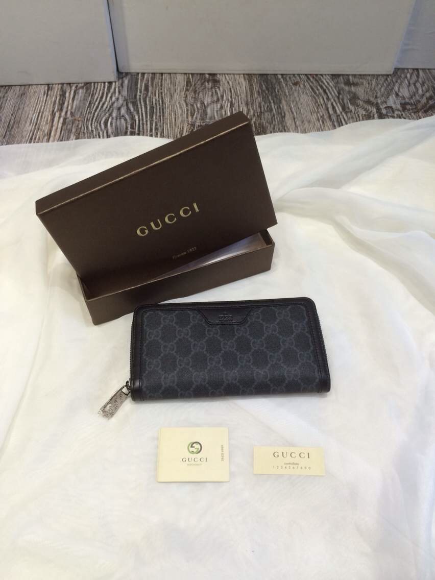 Gucci 古馳 黑色拉鏈皮夾 322147 與包包一起購買有優惠哦