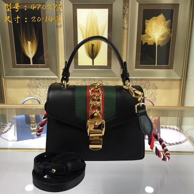 【Gucci 古馳】Gucci新款。市場頂級獨家控貨，專櫃品質 採用進口牛皮，原廠五金！精緻做工。 獨家實物拍照 品質如圖可見 。型號: 470270尺寸：寬20*高14*側寬8