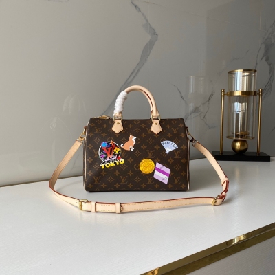 LOUIS VUITTON LV路易威登 M41112絲印 德國進口頭層樹糕皮牛皮，正品一樣柔韌度，超好手感，進口機車走線，全鋼五金，進口邊油多層多次油邊，只合作高端客戶群，賣便宜講價的繞道哈 尺寸：25*19*15/30