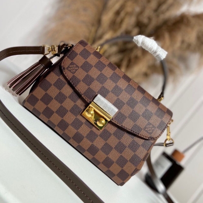 LOUIS VUITTON LV路易威登 頂級原單 (配全套正品包裝=密封包裝+飛機盒+折疊盒+手提禮品袋+官網二維碼貼紙) N53000 CROISETTE 手袋 此款體積小巧而時髦休閒的Croisette手袋具有精緻細