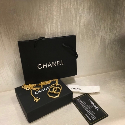 CHANEL香奈兒 2020秋冬新款項鍊 高級定制 專櫃一致黃銅材質