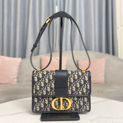 Dior迪奧 頂級原版材料 Dior 蒙田老布帆布配皮 進口原料 高端原單品質 M928 尺寸size：24*17*8