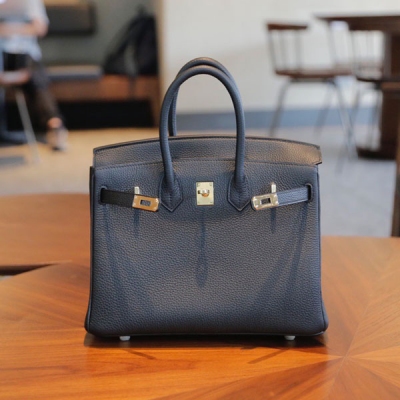 Hermes愛馬仕 Togo 黑色 Birkin BK 鉑金包 25cm 金扣