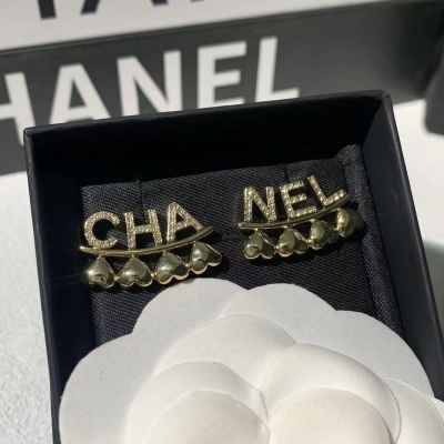 Chanel香奈兒 首飾推薦高級定制 2023ss早春新款耳釘中古vintage 簡約百搭單品 低調極簡風格 時髦洋氣